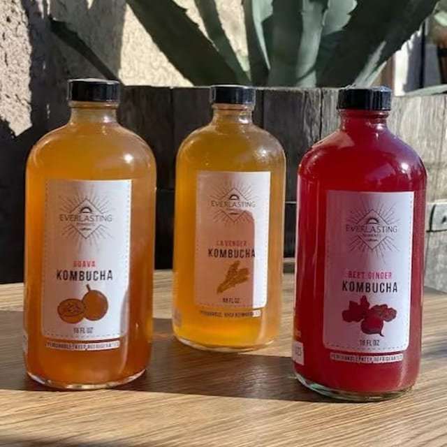 Everlasting Ferments Kombucha.