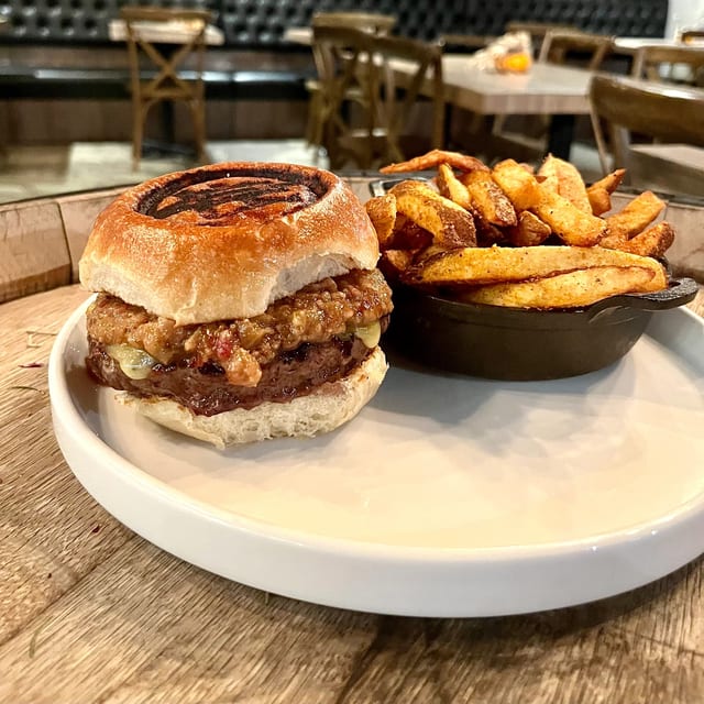 Bourbon Bacon Jam Burger.