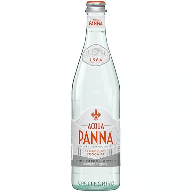 Acqua Panna Natural Spring Water.