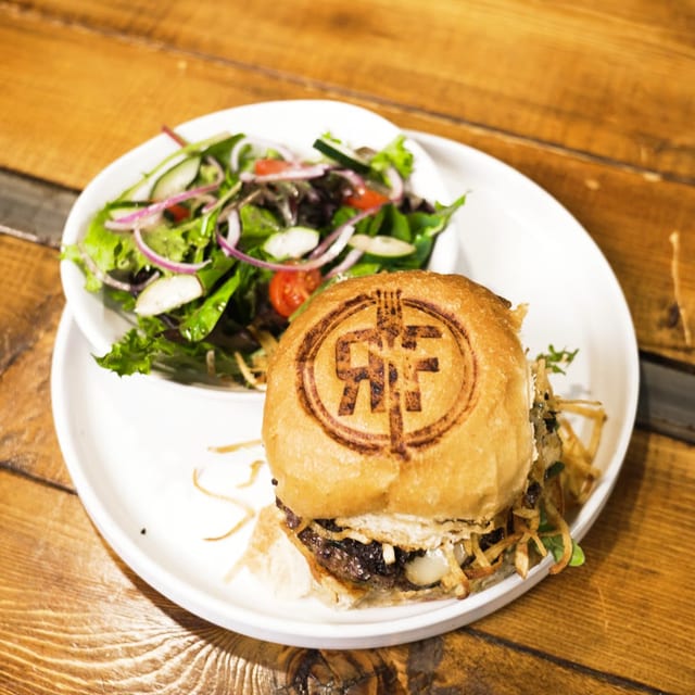 Vegan Duxelle Burger.
